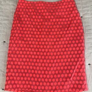 JCrew hot pink pencil skirt